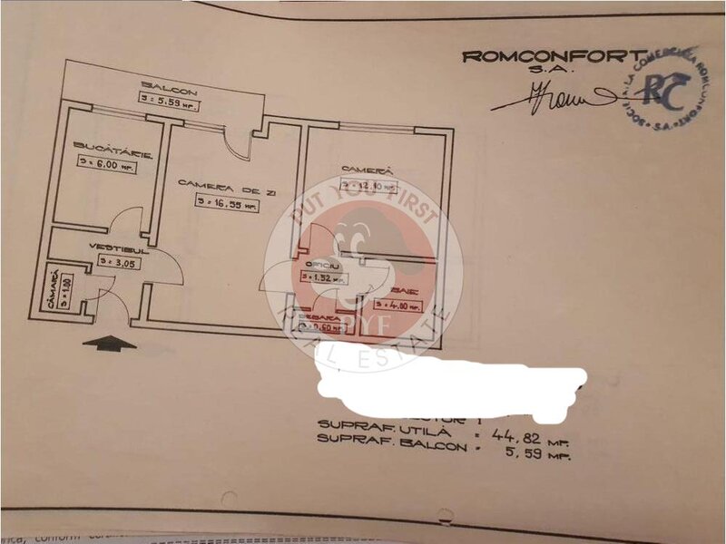 Metrou Gtivita | Apartament 2 camere | Semidecomandat | 55mp | B10358